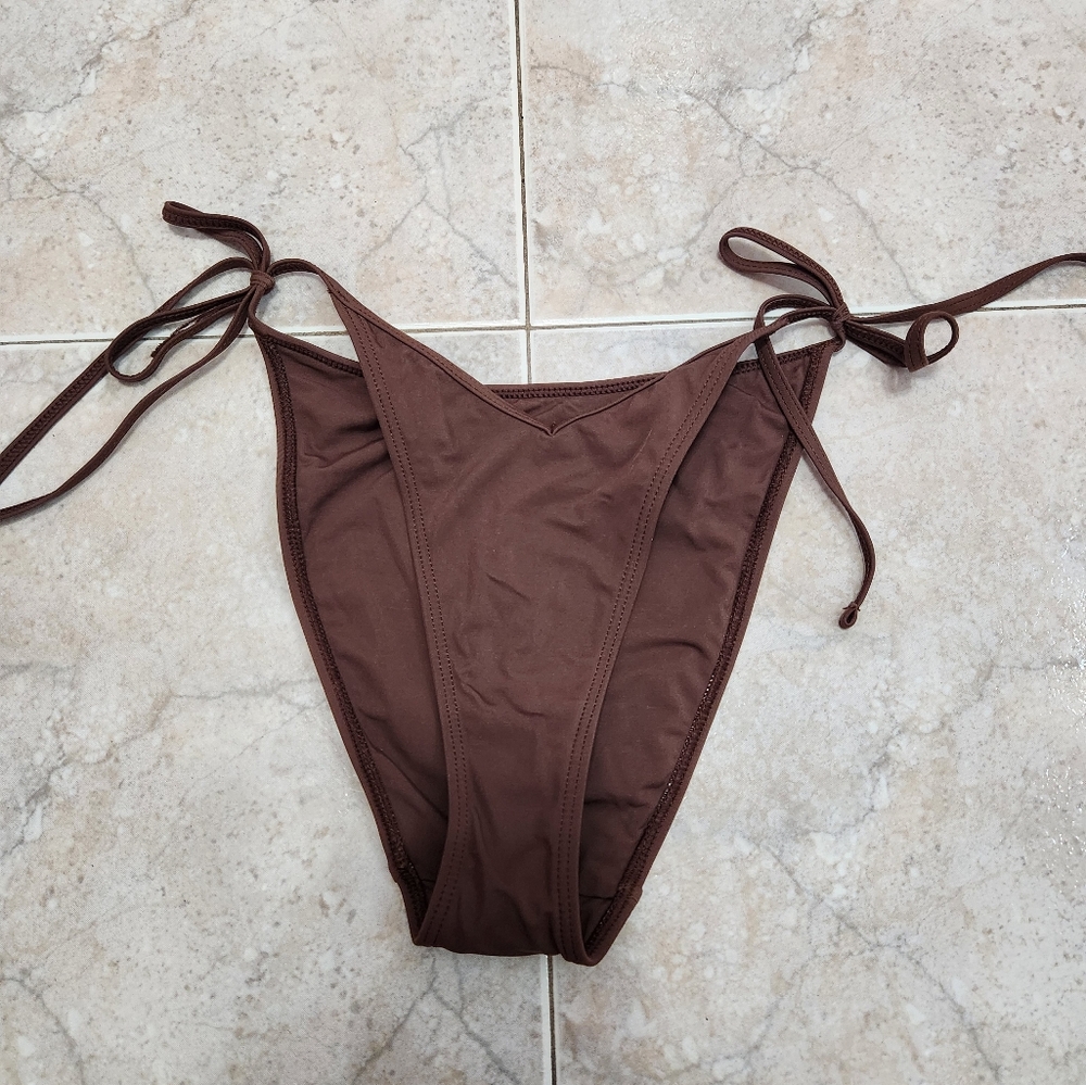 🩷FIRM PRICE🩷 New xs pacsun brown bikini bottom